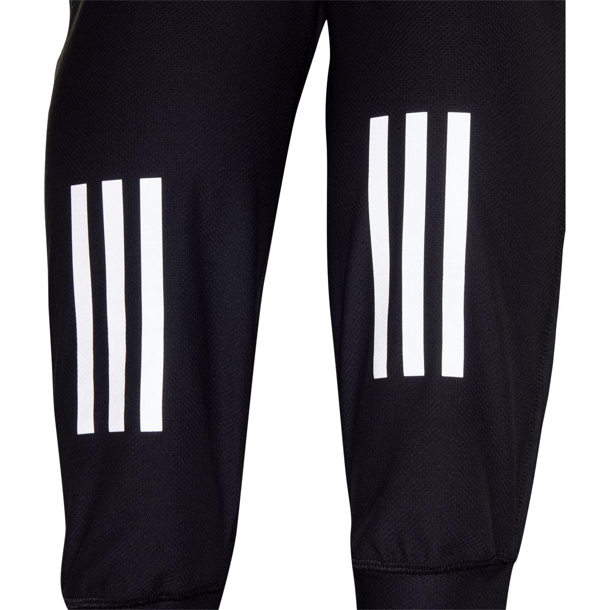 adidas Own The Run 3-Stripes Hood Løpetrøye Dame BLACK/WHITE/BLACK