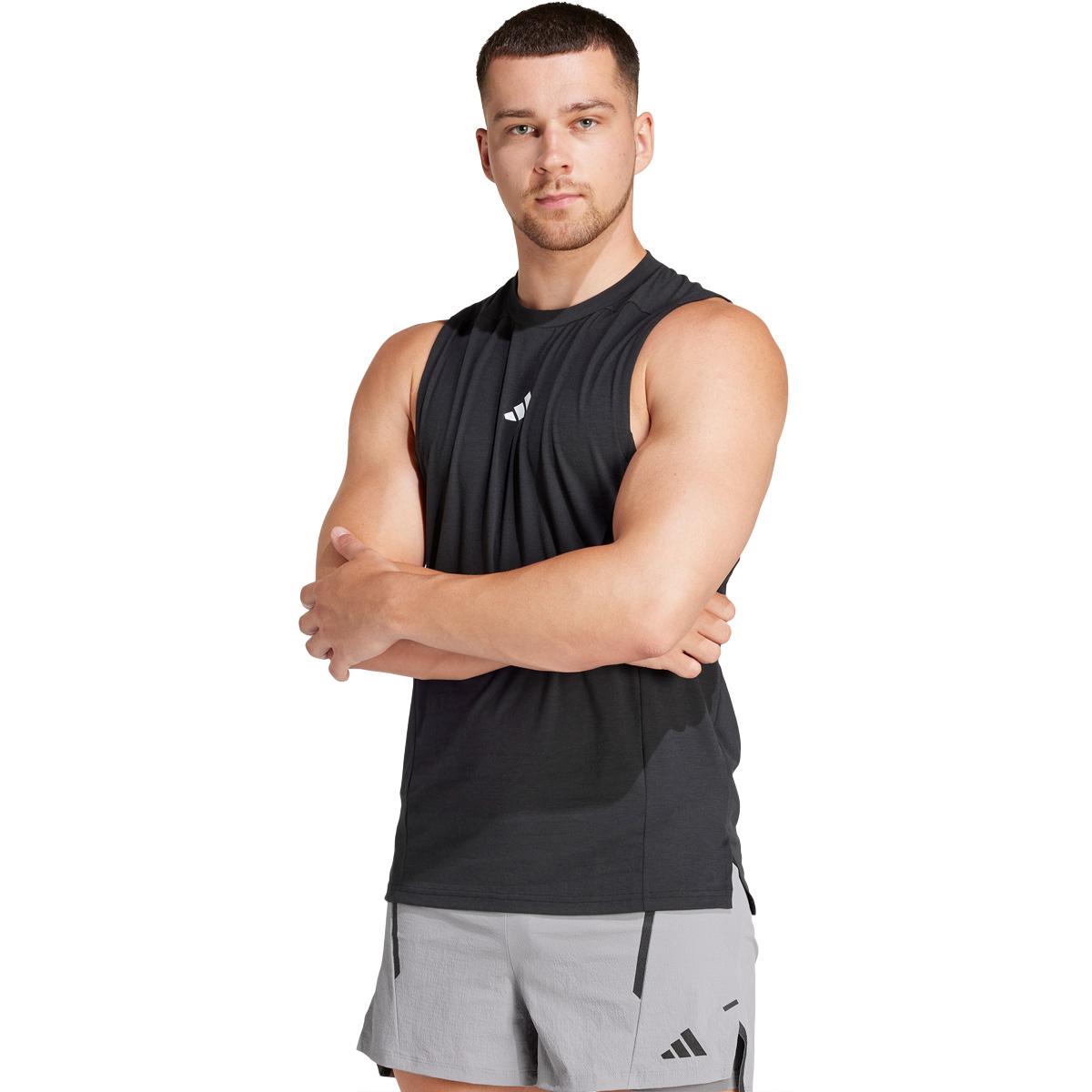 adidas Designed 4 Training Treningstopp Herre BLACK/WHITE/BLACK