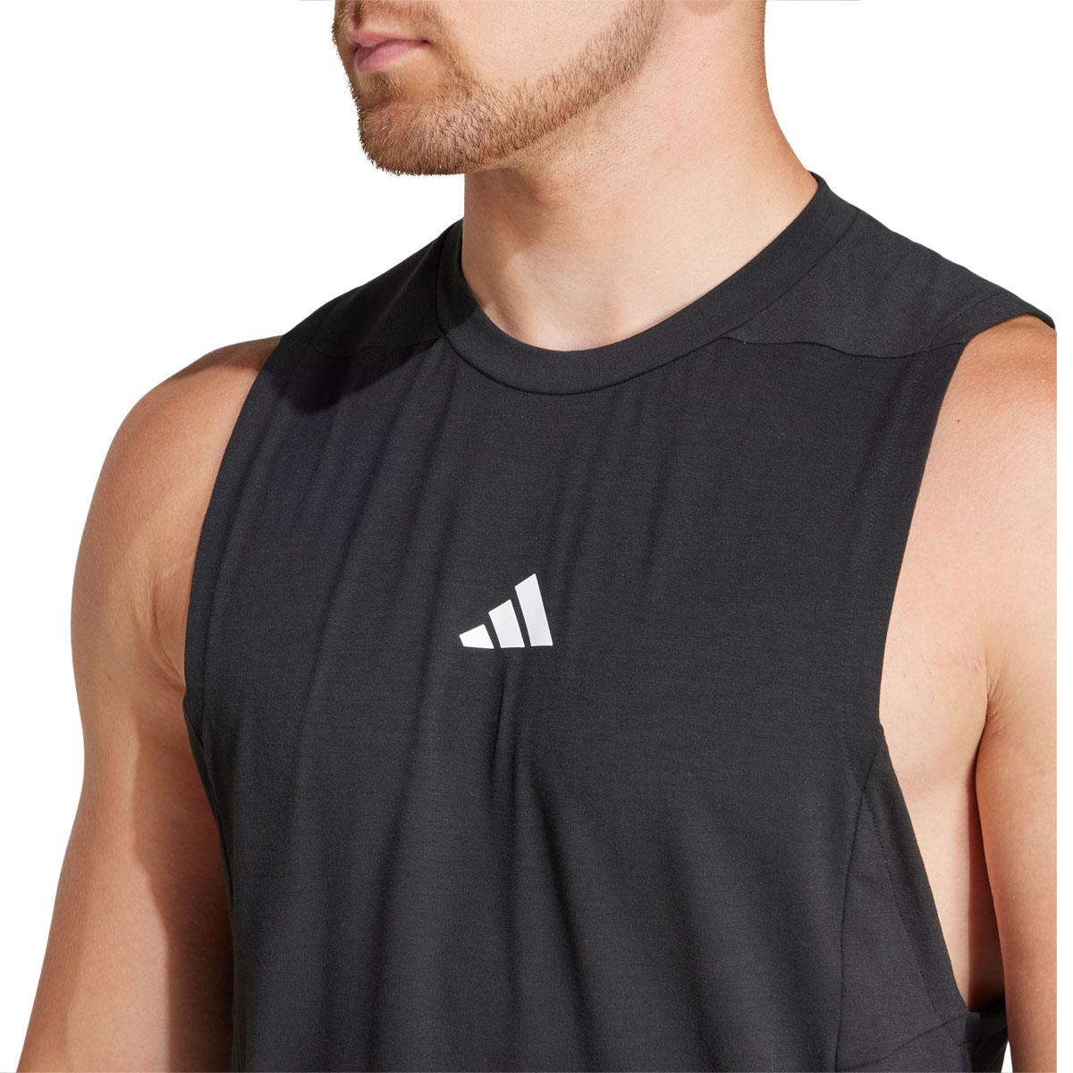 adidas Designed 4 Training Treningstopp Herre BLACK/WHITE/BLACK