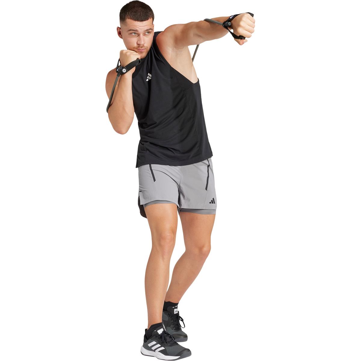 adidas Designed 4 Training Treningstopp Herre BLACK/WHITE/BLACK