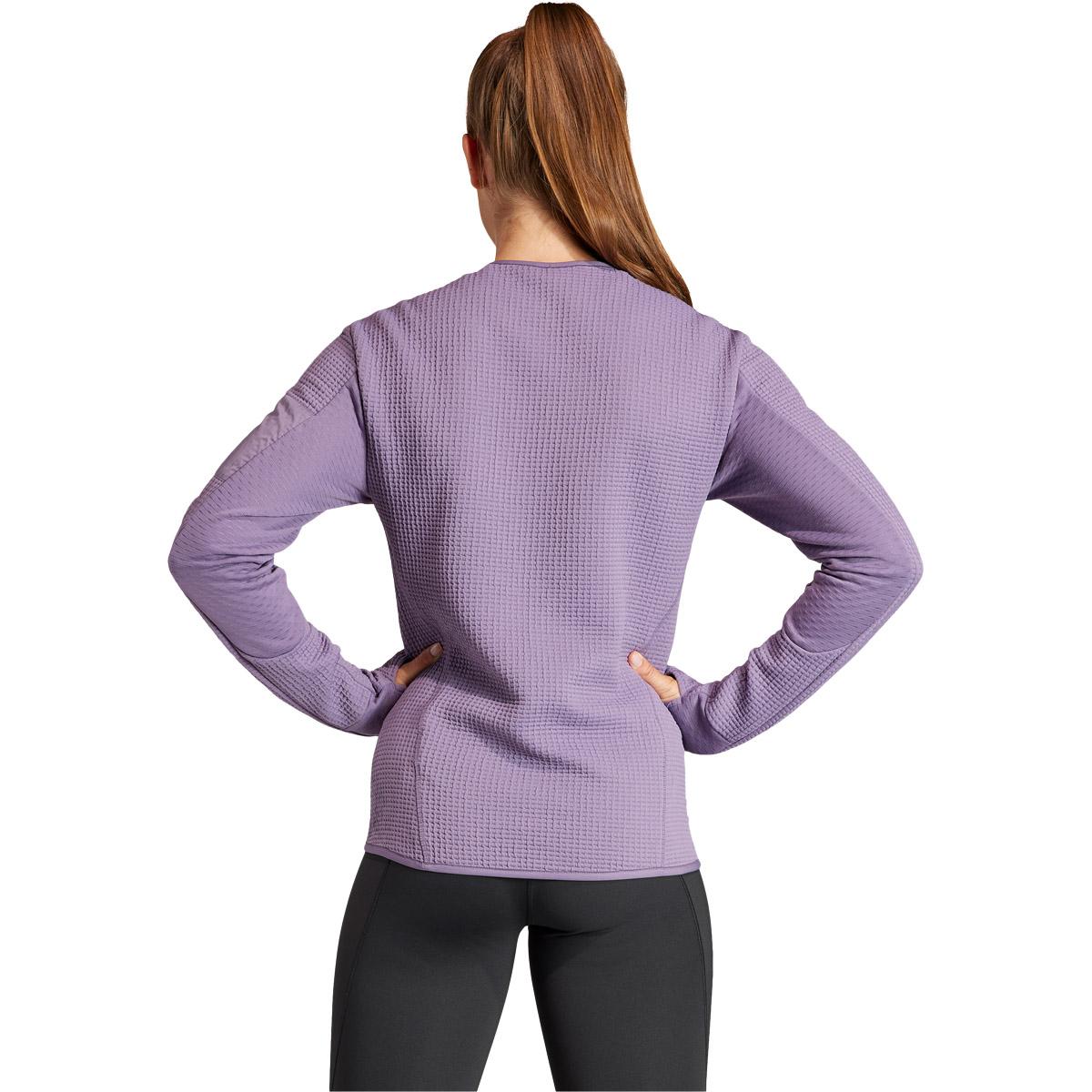 adidas Ultimate Conquer The Elements Cold Ready Half Zip Løpetrøye Dame SHAVIO/FLAORA/FTWWHT