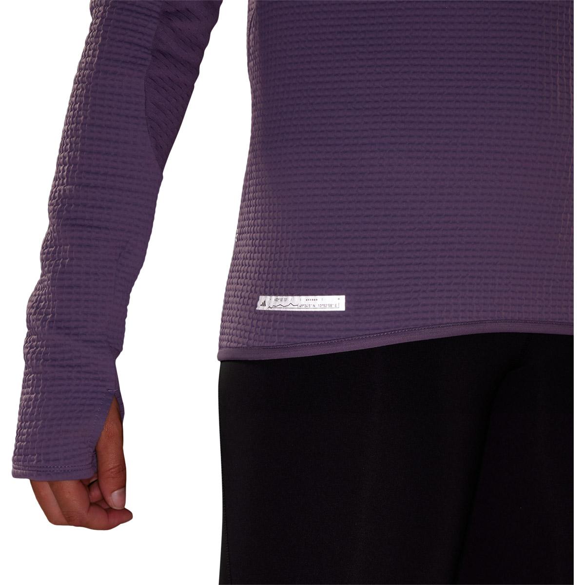 adidas Ultimate Conquer The Elements Cold Ready Half Zip Løpetrøye Dame SHAVIO/FLAORA/FTWWHT