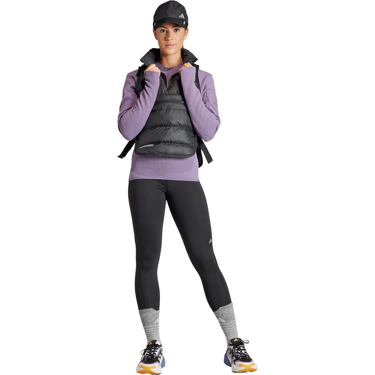 adidas Ultimate Conquer The Elements Cold Ready Half Zip Løpetrøye Dame SHAVIO/FLAORA/FTWWHT