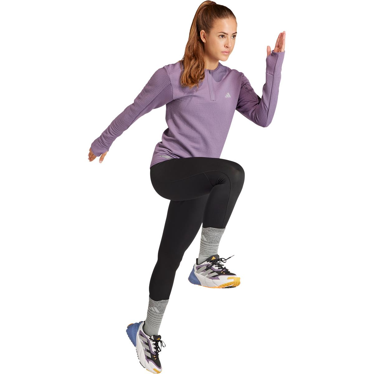 adidas Ultimate Conquer The Elements Cold Ready Half Zip Løpetrøye Dame SHAVIO/FLAORA/FTWWHT