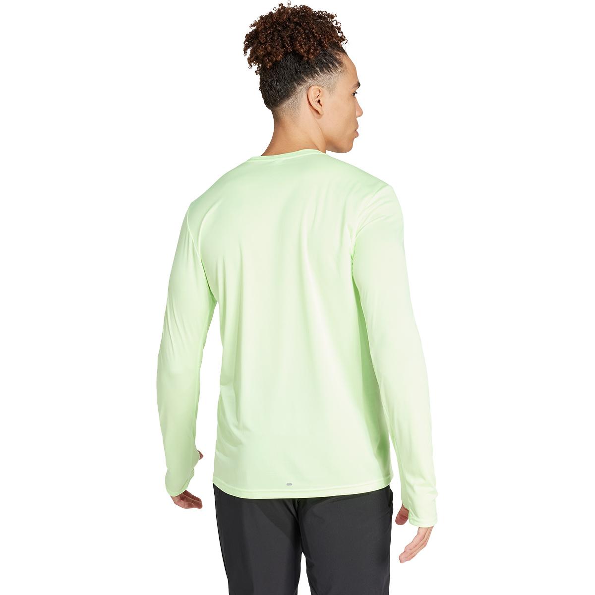 adidas Run It Langærmet Løbe T-shirt Herre GRESPA/BLACK
