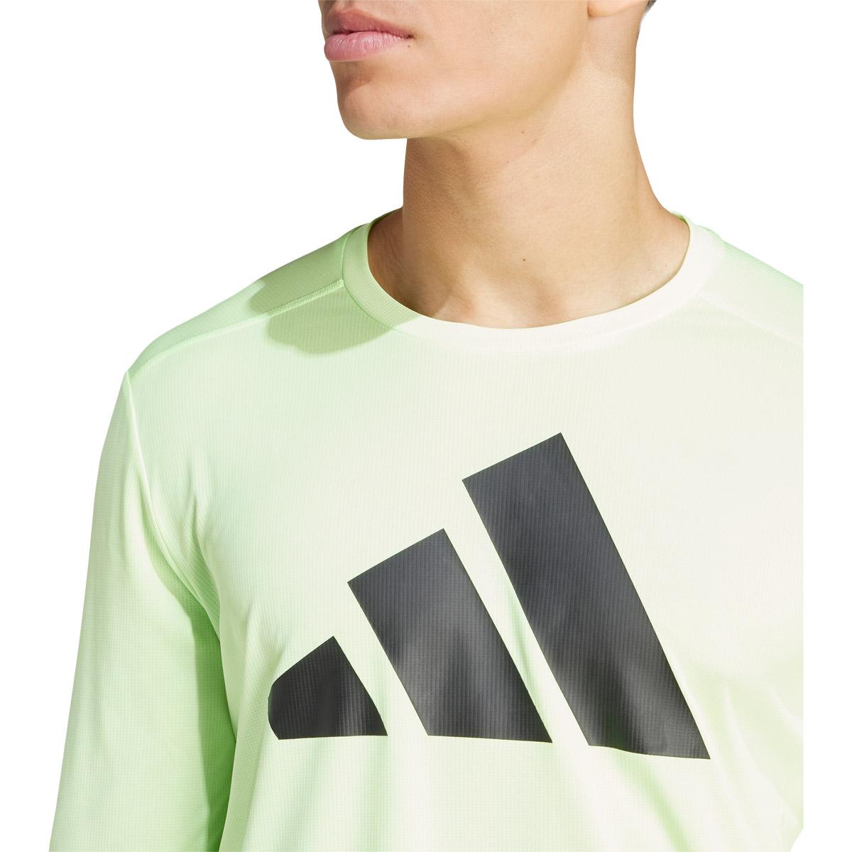 adidas Run It Langærmet Løbe T-shirt Herre GRESPA/BLACK