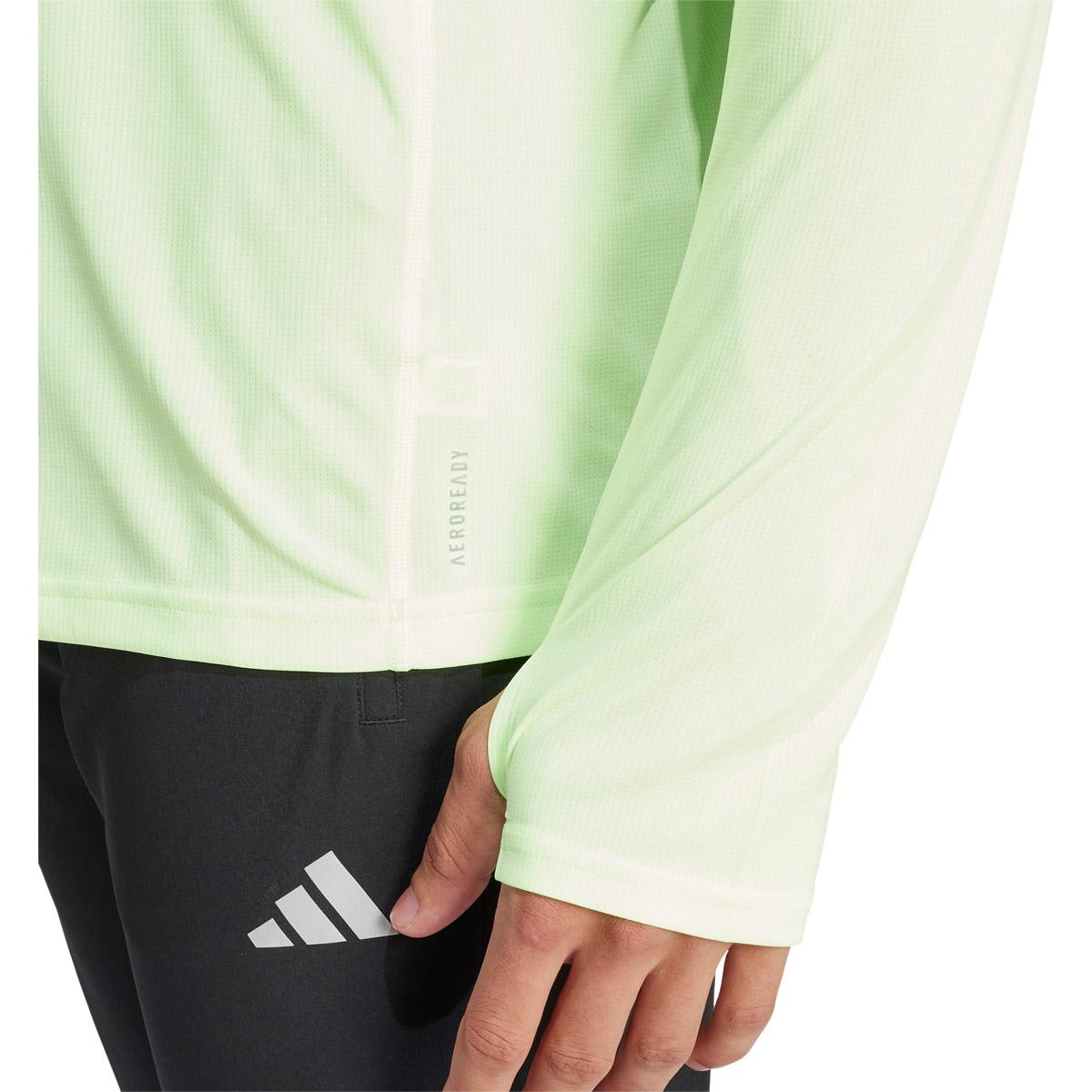 adidas Run It Langærmet Løbe T-shirt Herre GRESPA/BLACK