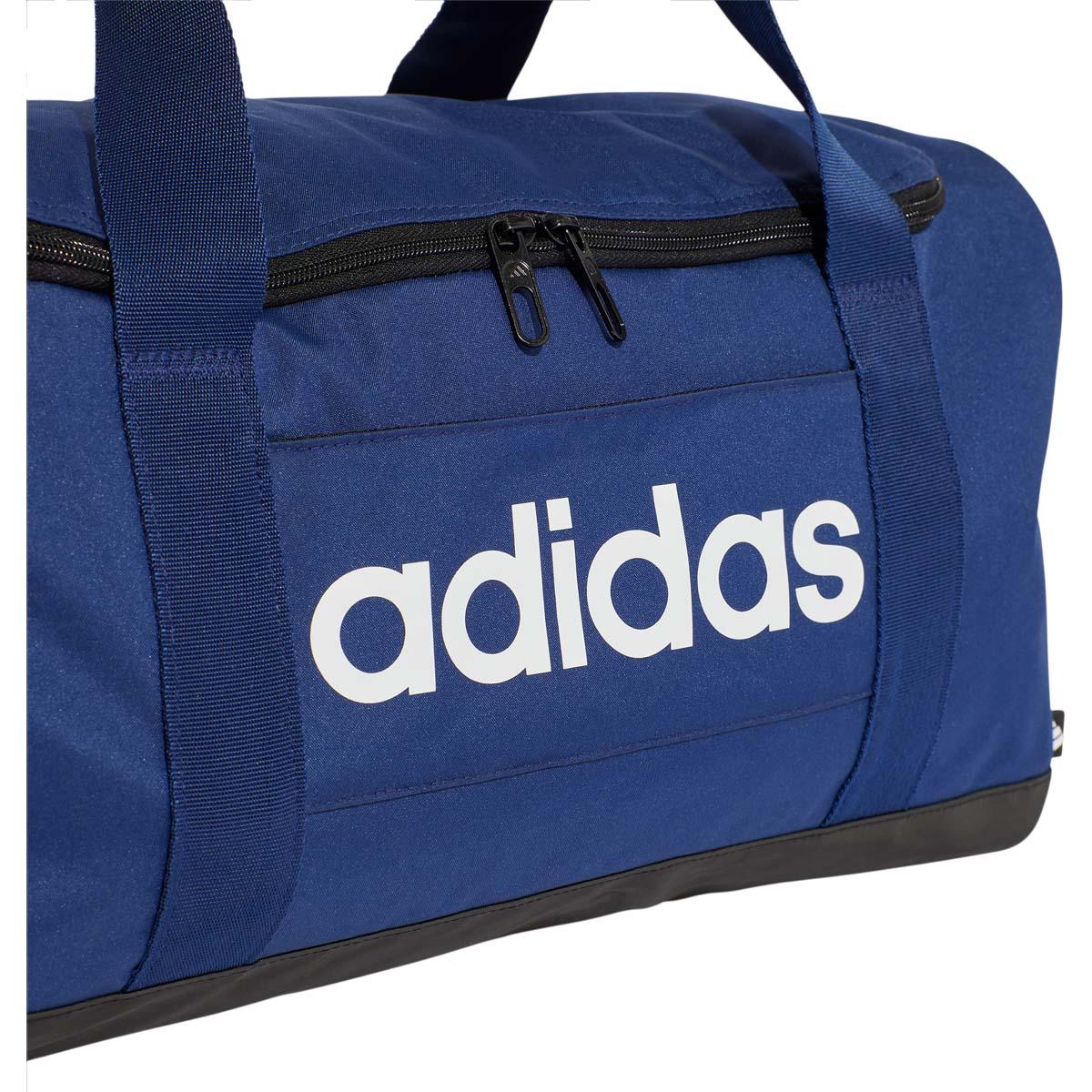 adidas Linear Duffel S Sportsveske DKBLUE/FTWWHT/FTWWHT
