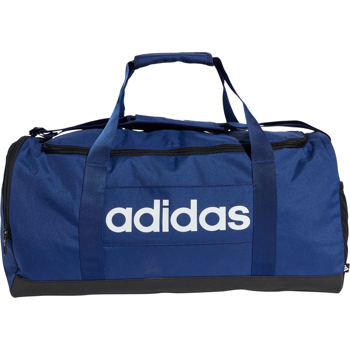 adidas Linear Duffel M Sportsveske DKBLUE/FTWWHT/FTWWHT