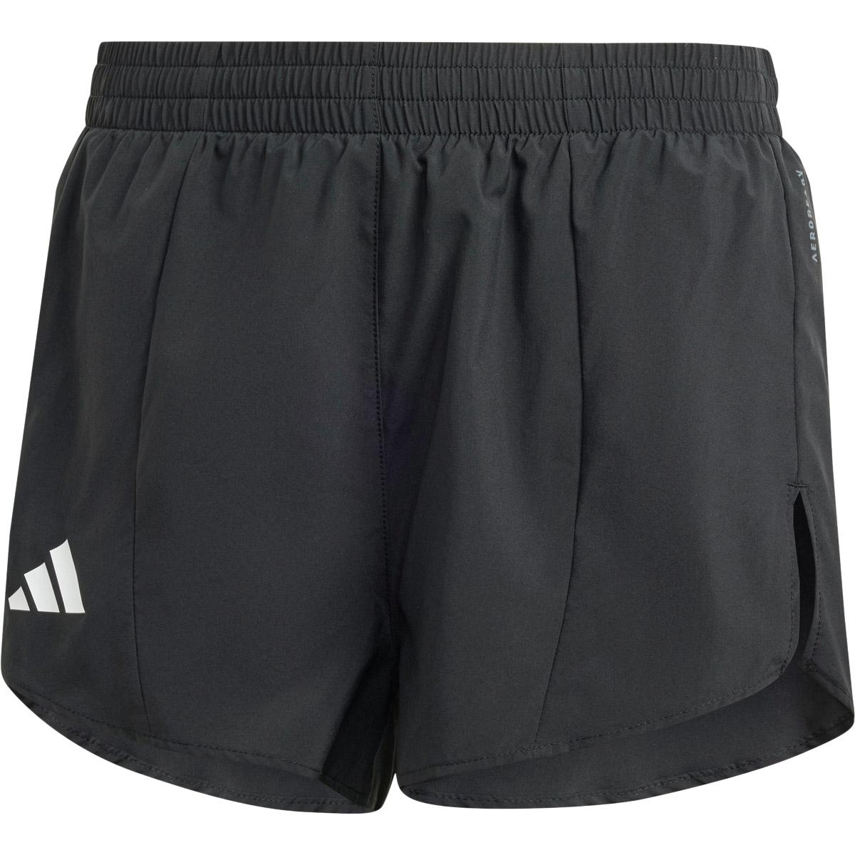 adidas Adizero E Løbeshorts Dame BLACK/WHITE/BLACK
