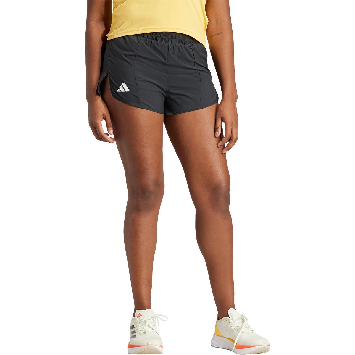 adidas Adizero E Løbeshorts Dame BLACK/WHITE/BLACK