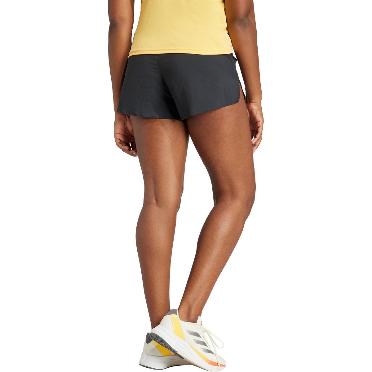 adidas Adizero E Løbeshorts Dame BLACK/WHITE/BLACK