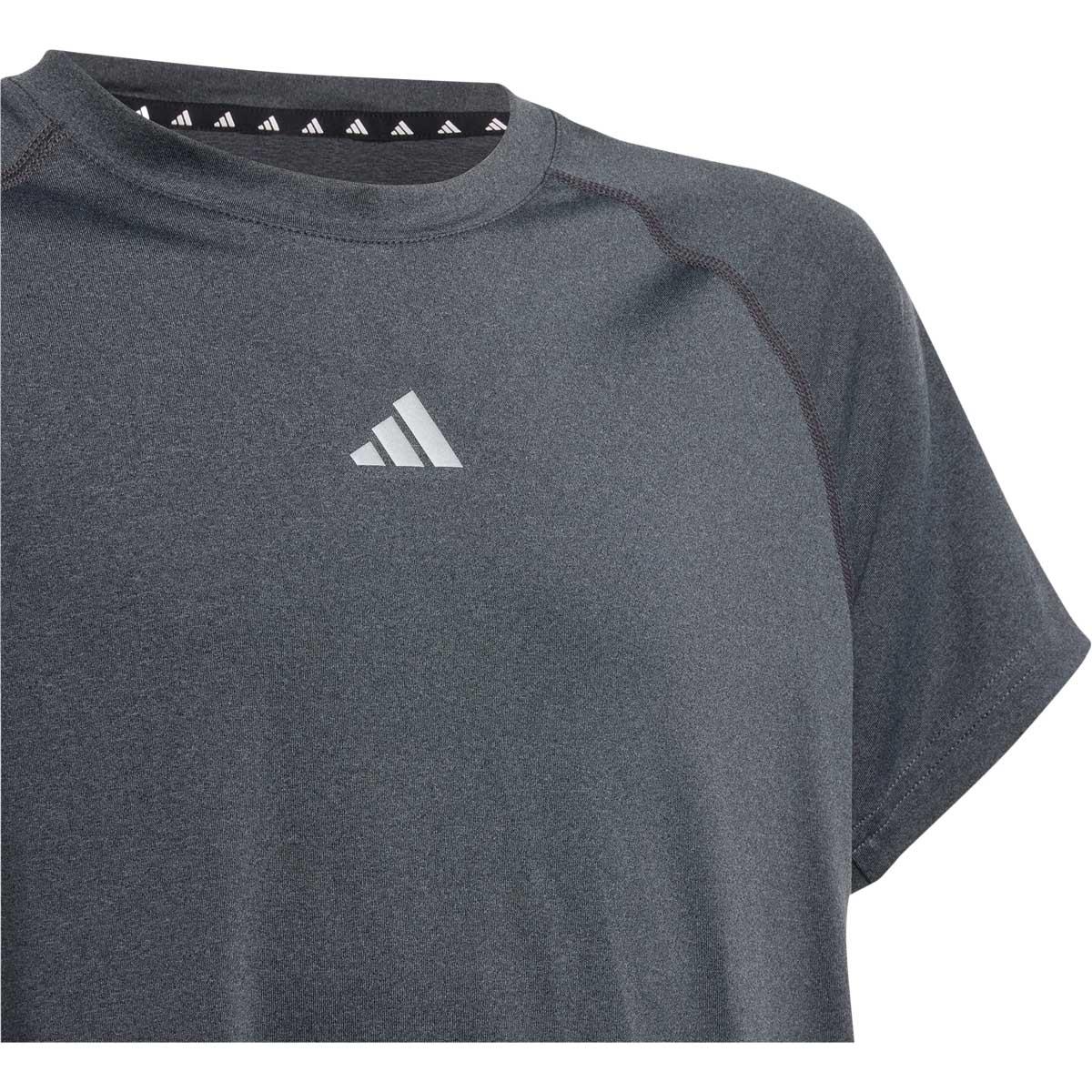 adidas Lux Trenings T-skjorte Barn BLACK/WHITE/BLACK