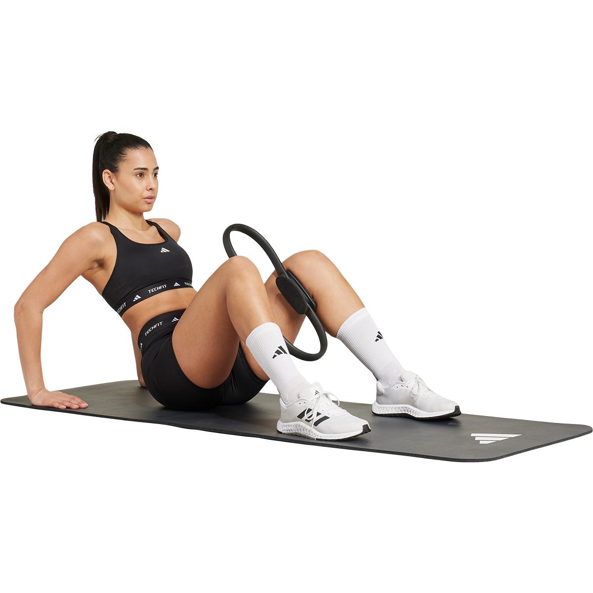 adidas Techfit Korte Træningstights Dame BLACK/WHITE/BLACK