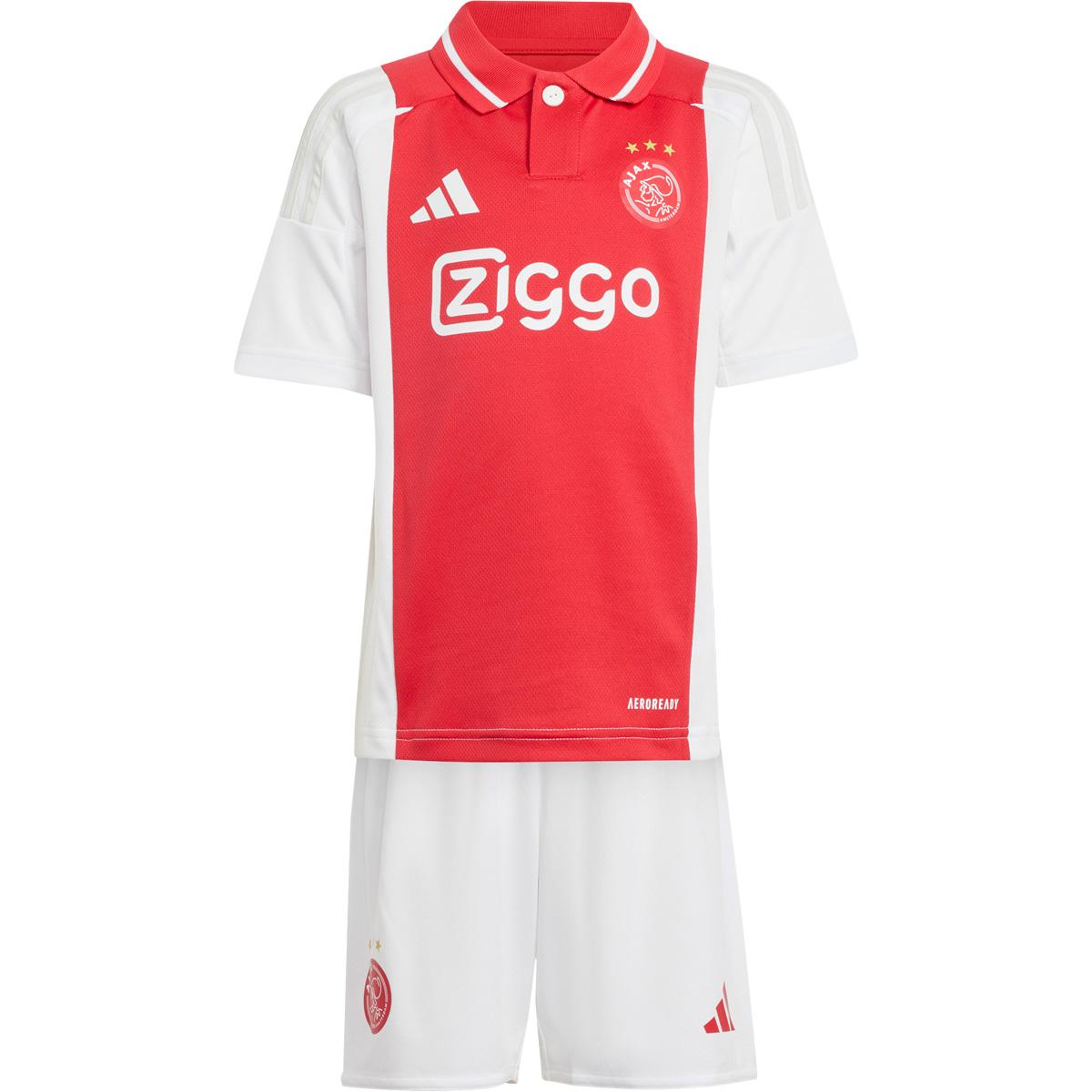 AFC Ajax 24/25 Hjemmebanesæt Børn WHITE/PNKFUS/BLILIL/M