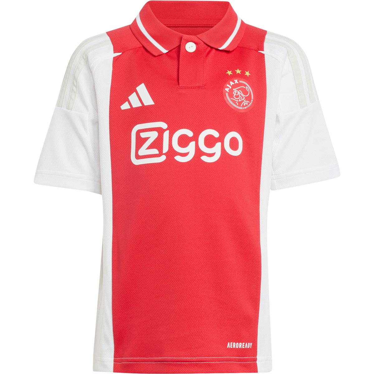 AFC Ajax 24/25 Hjemmebanesæt Børn WHITE/PNKFUS/BLILIL/M