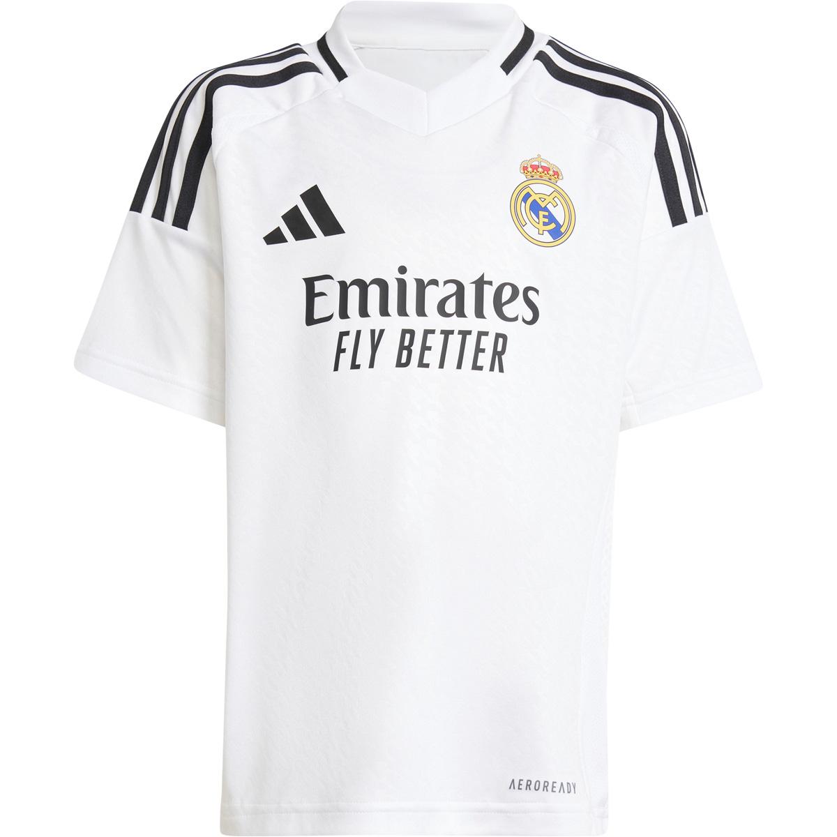 Real Madrid 24/25 Hjemmebanesæt Børn WHITE/PNKFUS/BLILIL/M