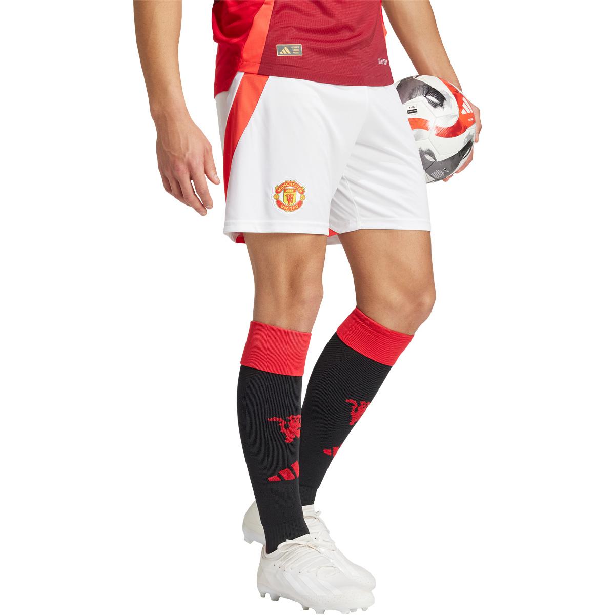 Manchester United FC 24/25 Hjemmebaneshorts WHITE/PNKFUS/BLILIL/M