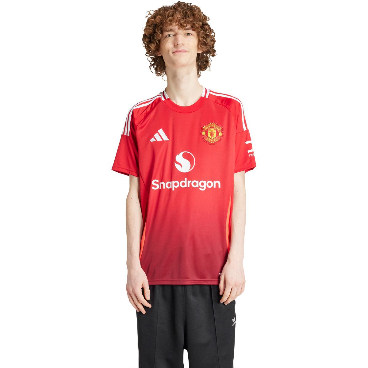 Manchester United FC 24/25 Hjemmebanetrøje MUFRED/BLACK