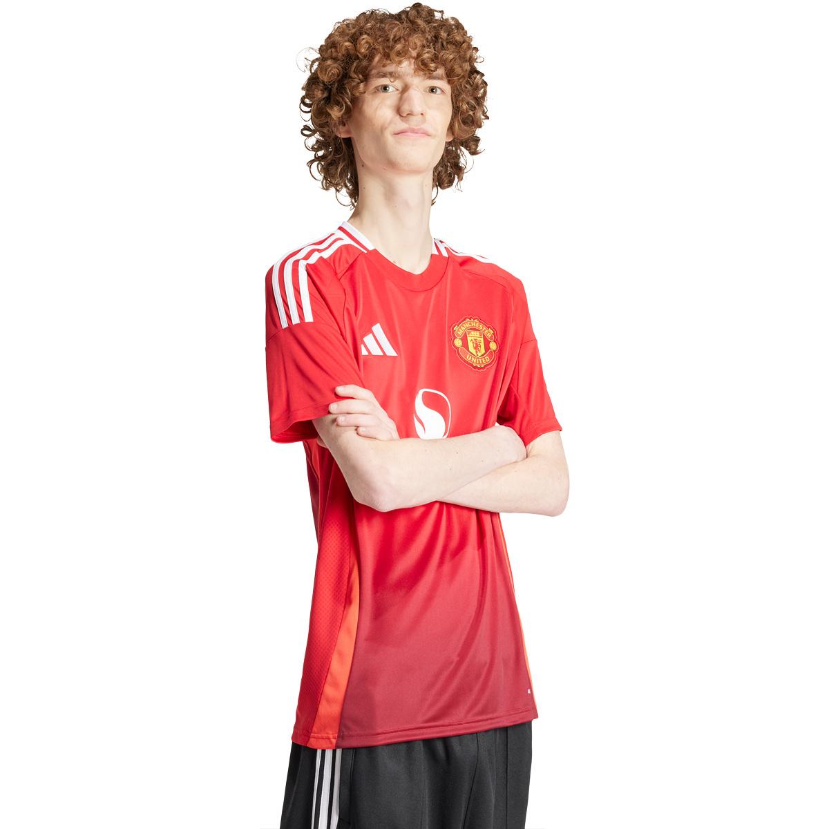 Manchester United FC 24/25 Hjemmebanetrøje MUFRED/BLACK