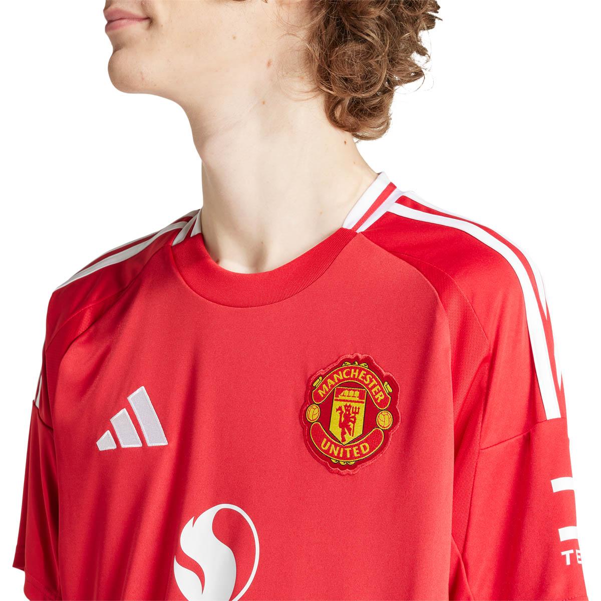 Manchester United FC 24/25 Hjemmebanetrøje MUFRED/BLACK