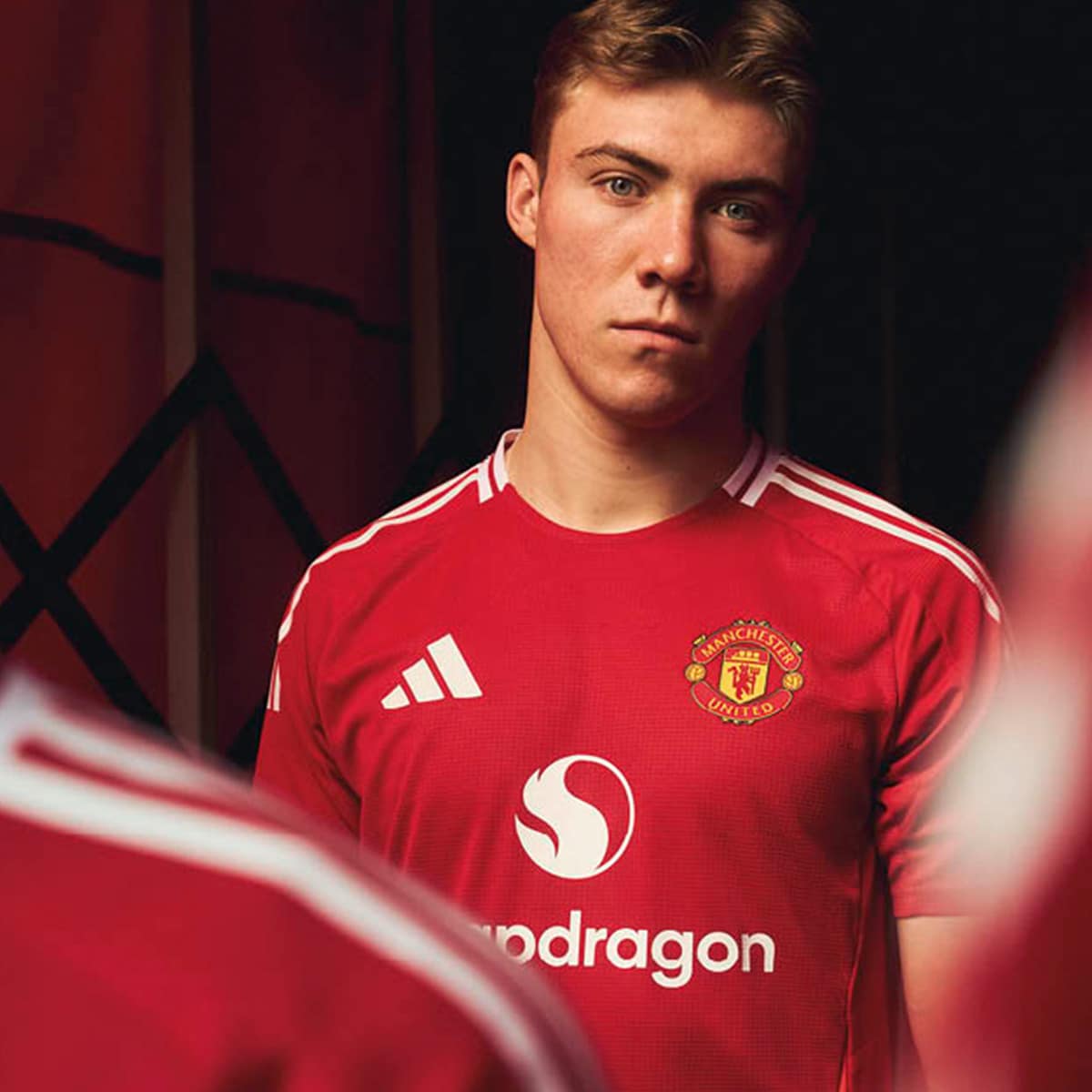 Manchester United FC 24/25 Hjemmebanetrøje MUFRED/BLACK