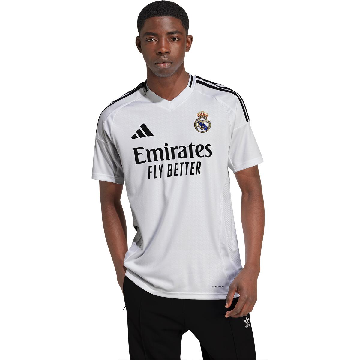 Real Madrid 24/25 Hjemmebanetrøje WHITE/PNKFUS/BLILIL/M
