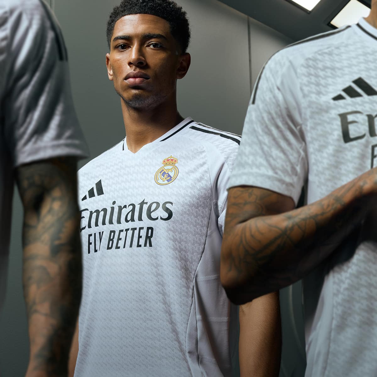 Real Madrid 24/25 Hjemmebanetrøje WHITE/PNKFUS/BLILIL/M
