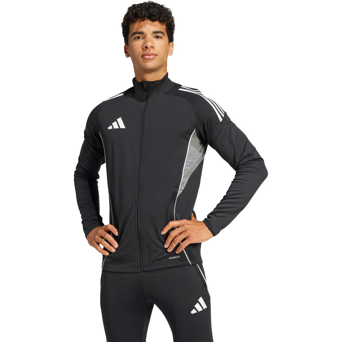 adidas Tiro 25 Full Zip Træningstrøje Black