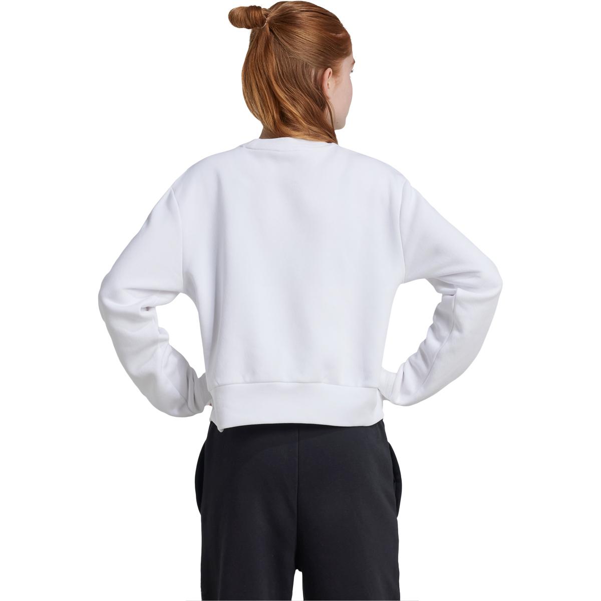 adidas Glam Ice G Sweatshirt Børn WHITE/PNKFUS/BLILIL/M