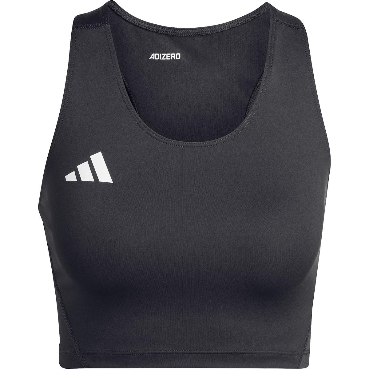 adidas Adizero Crop Top Dame BLACK/WHITE