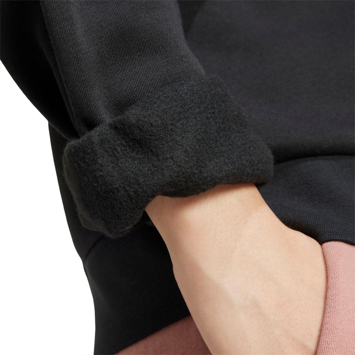 adidas Small Logo Feel Cozy Sweatshirt Dame BLACK/WHITE/BLACK
