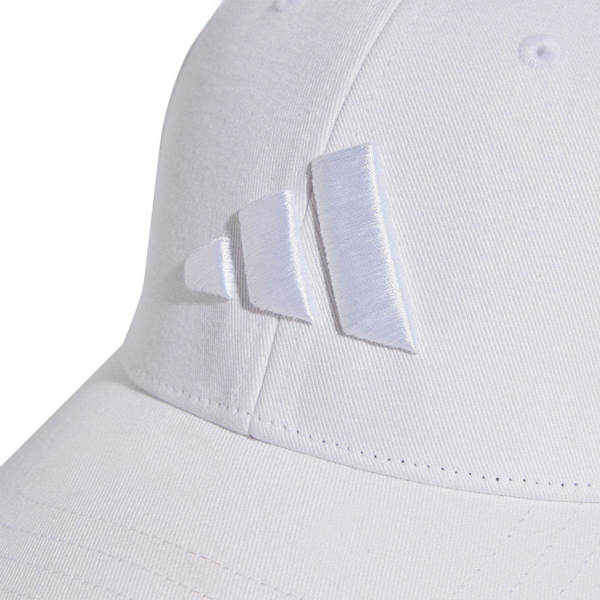 adidas B-Ball Tonal Strapback Cap White
