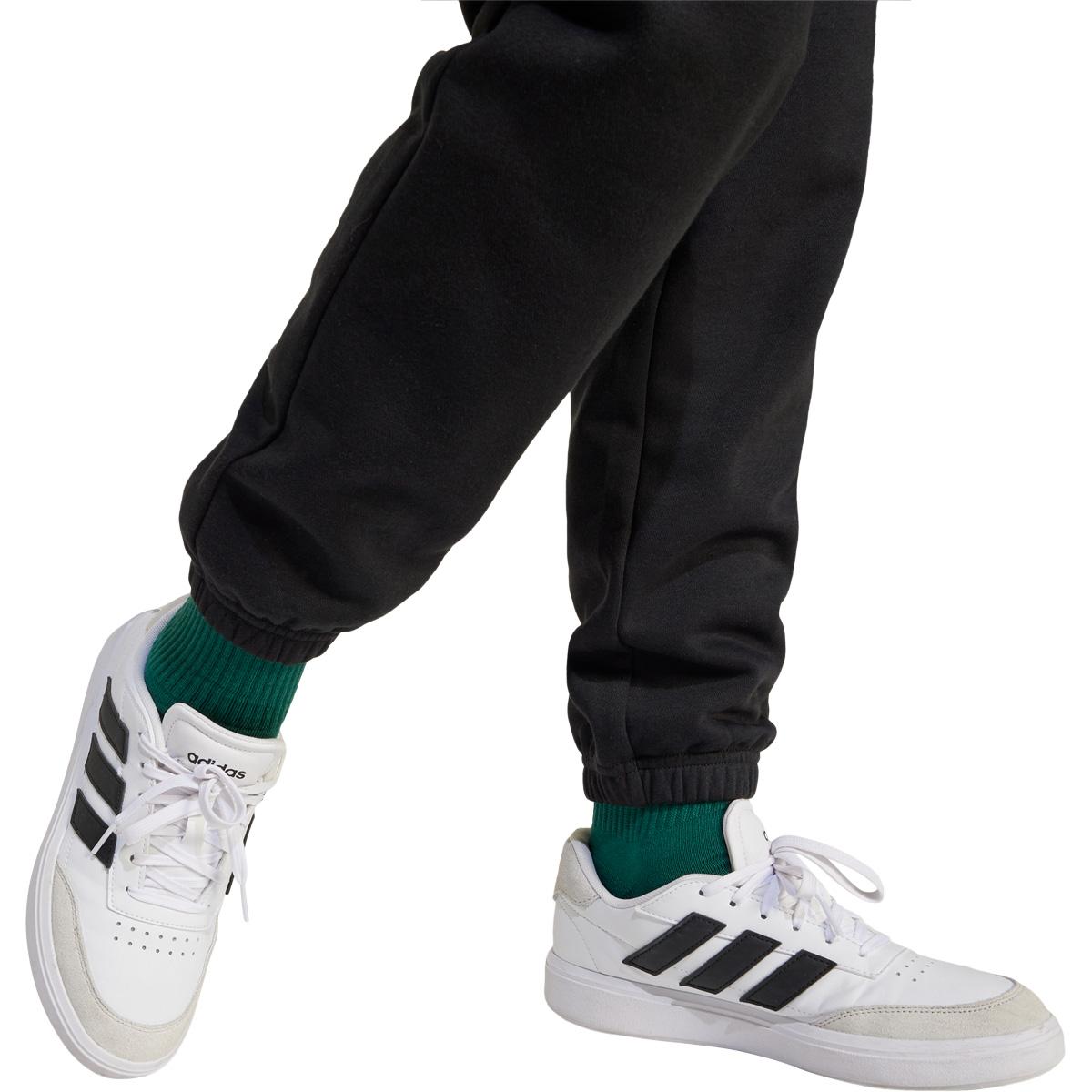 adidas Small Logo Joggingbukser Børn BLACK/WHITE/BLACK