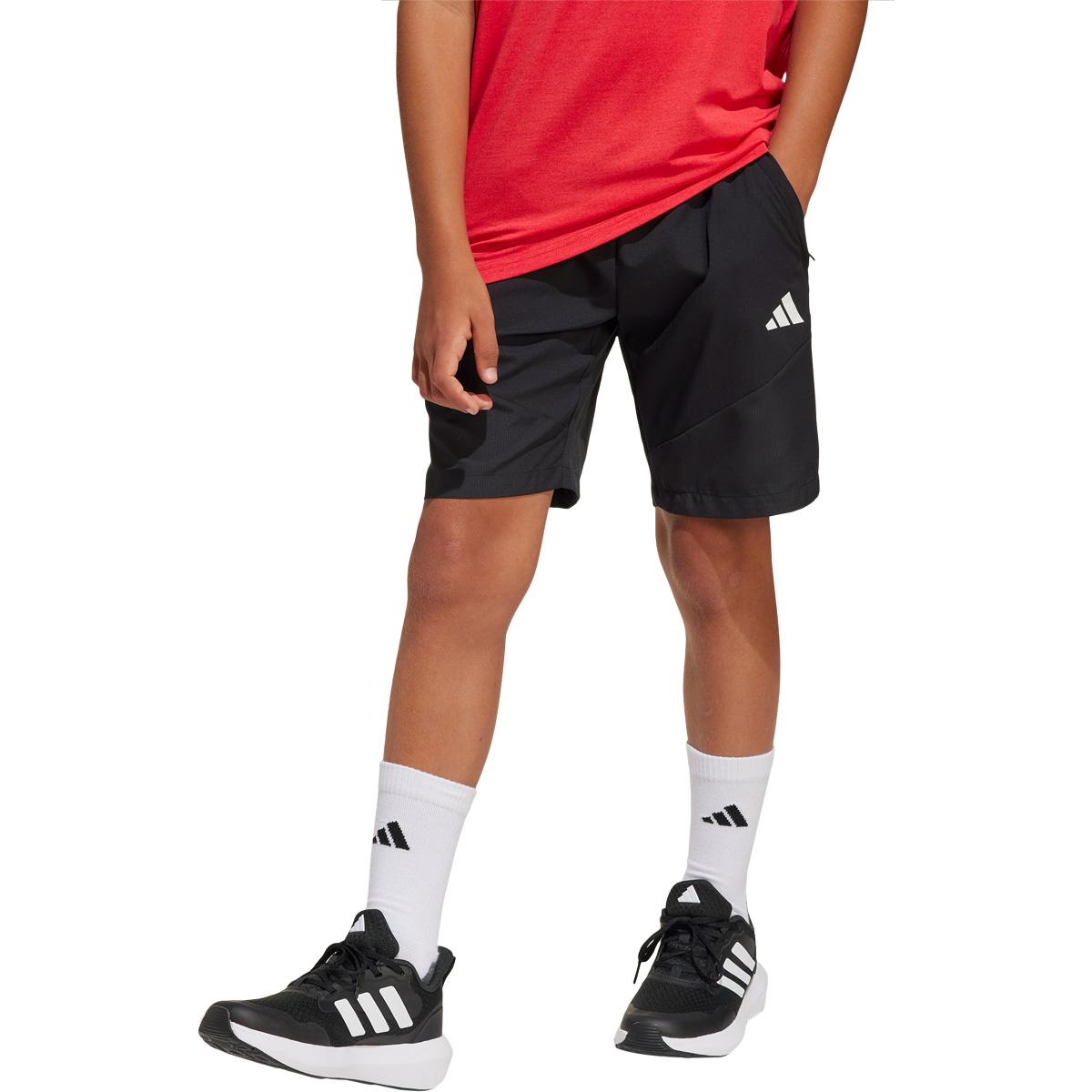 adidas All Sports Favorites Løpeshorts Barn BLACK/WHITE/BLACK