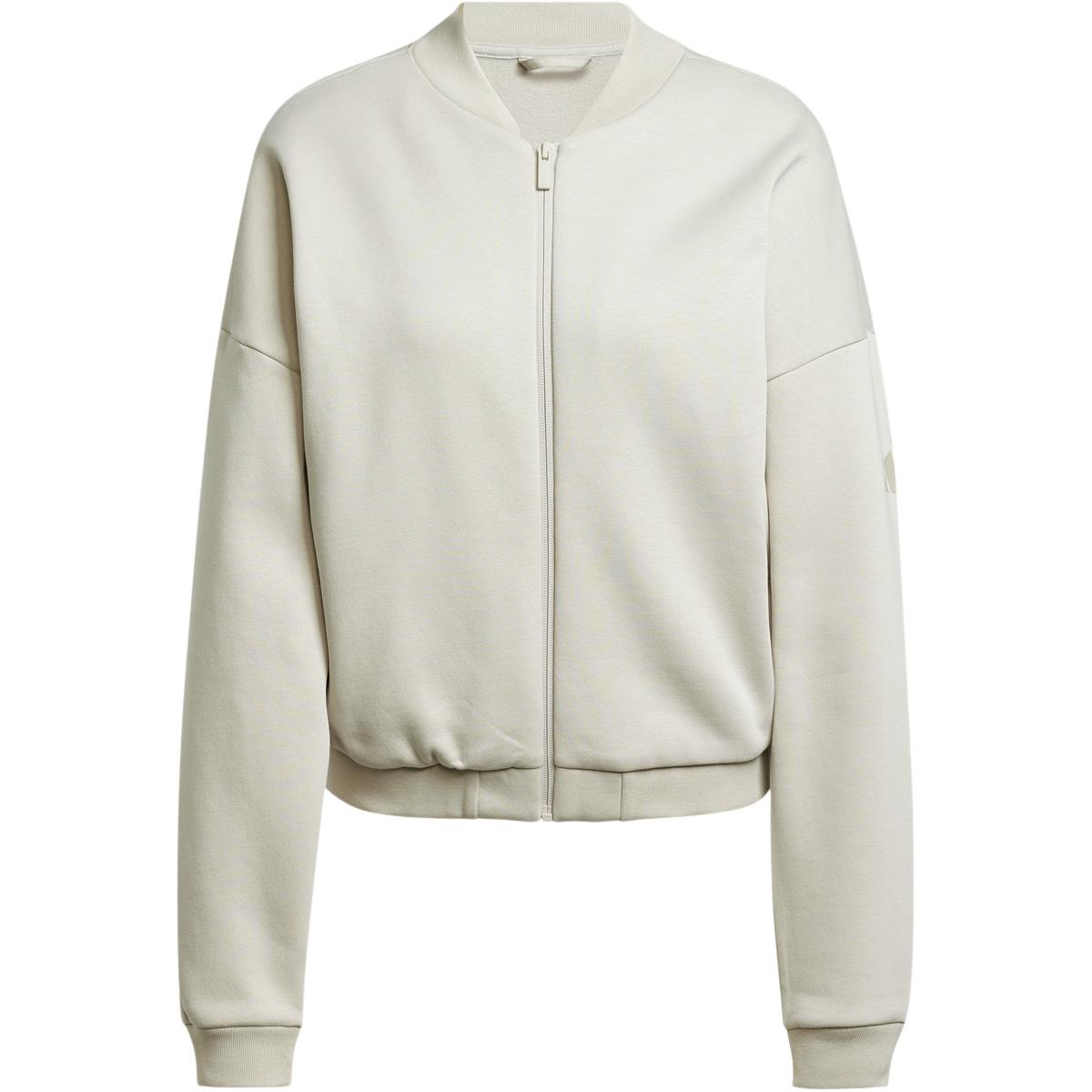 adidas Small Logo Bomber Sweatshirt Dame WONALU/WHITE