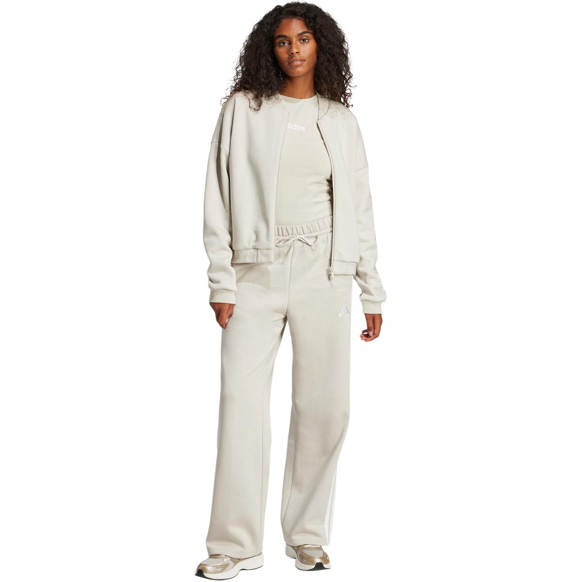 adidas Small Logo Bomber Sweatshirt Dame WONALU/WHITE
