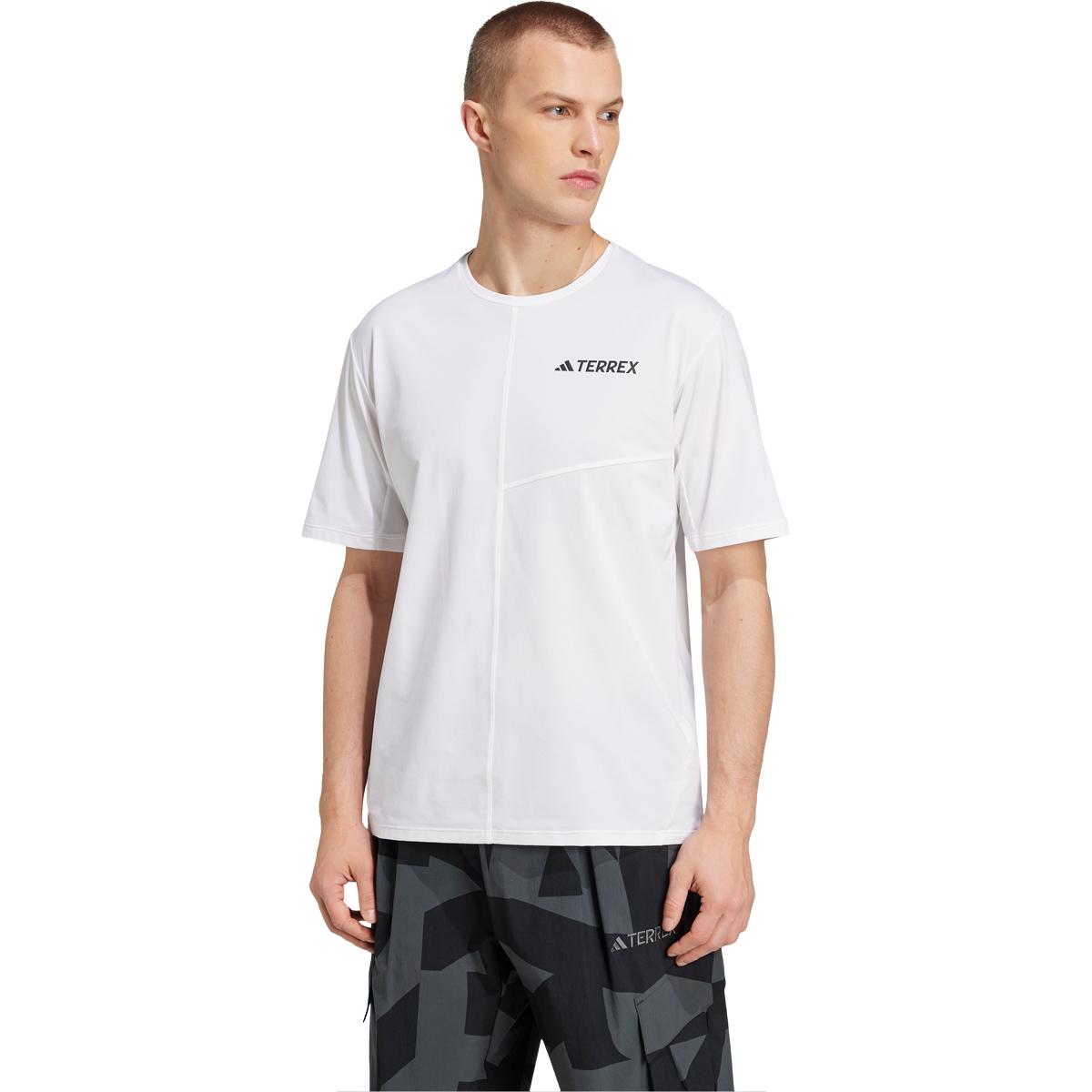 adidas Terrex Multi Vandre T-shirt Herre WHITE/PNKFUS/BLILIL/M