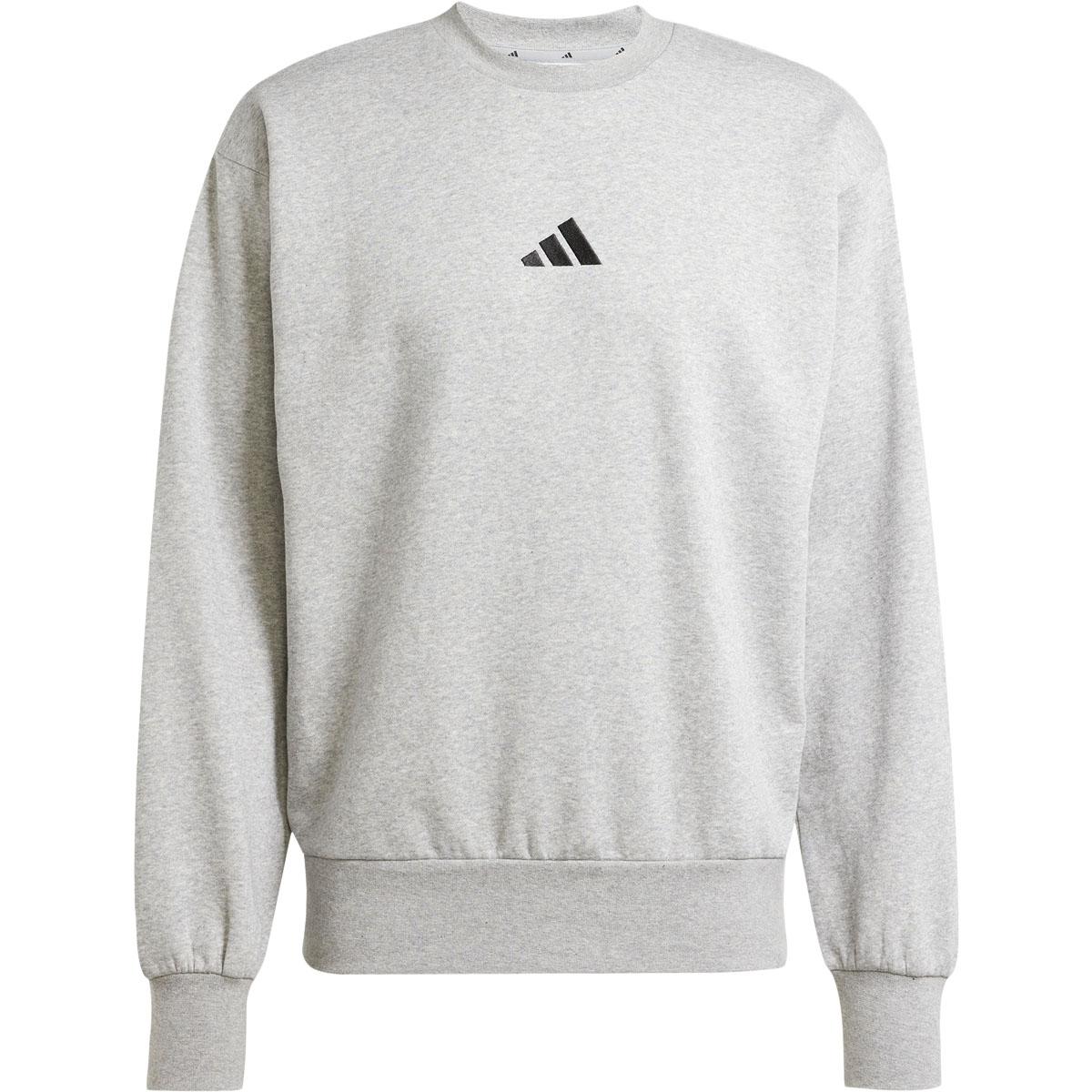 adidas Feelcozy Sweatshirt Herre MGREYH/WHITE