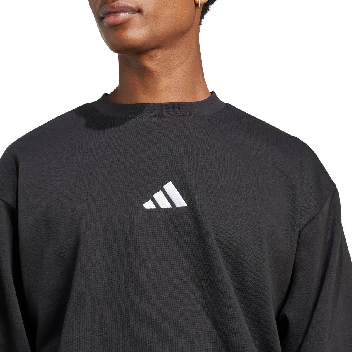 adidas Feelcozy Sweatshirt Herre BLACK/WHITE/BLACK