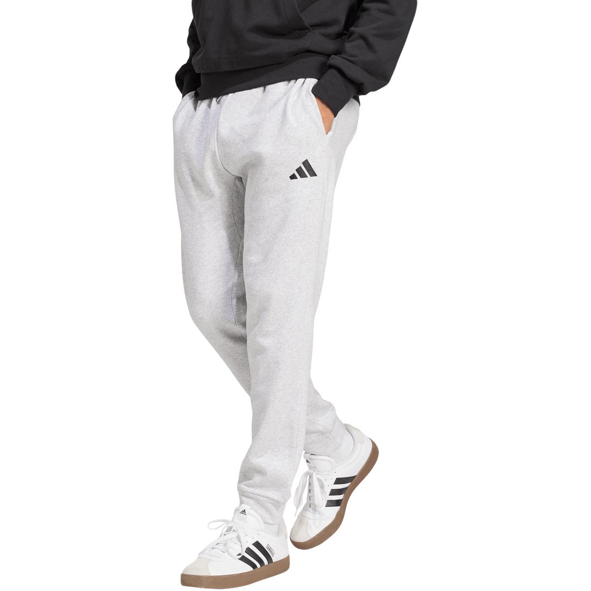 adidas Feel Cozy Joggebukser Herre LGREYH/WHITE