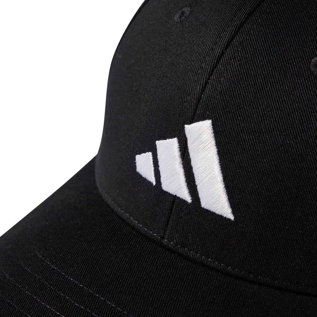 adidas B-Ball Cotton Strapback Cap BLACK/WHITE