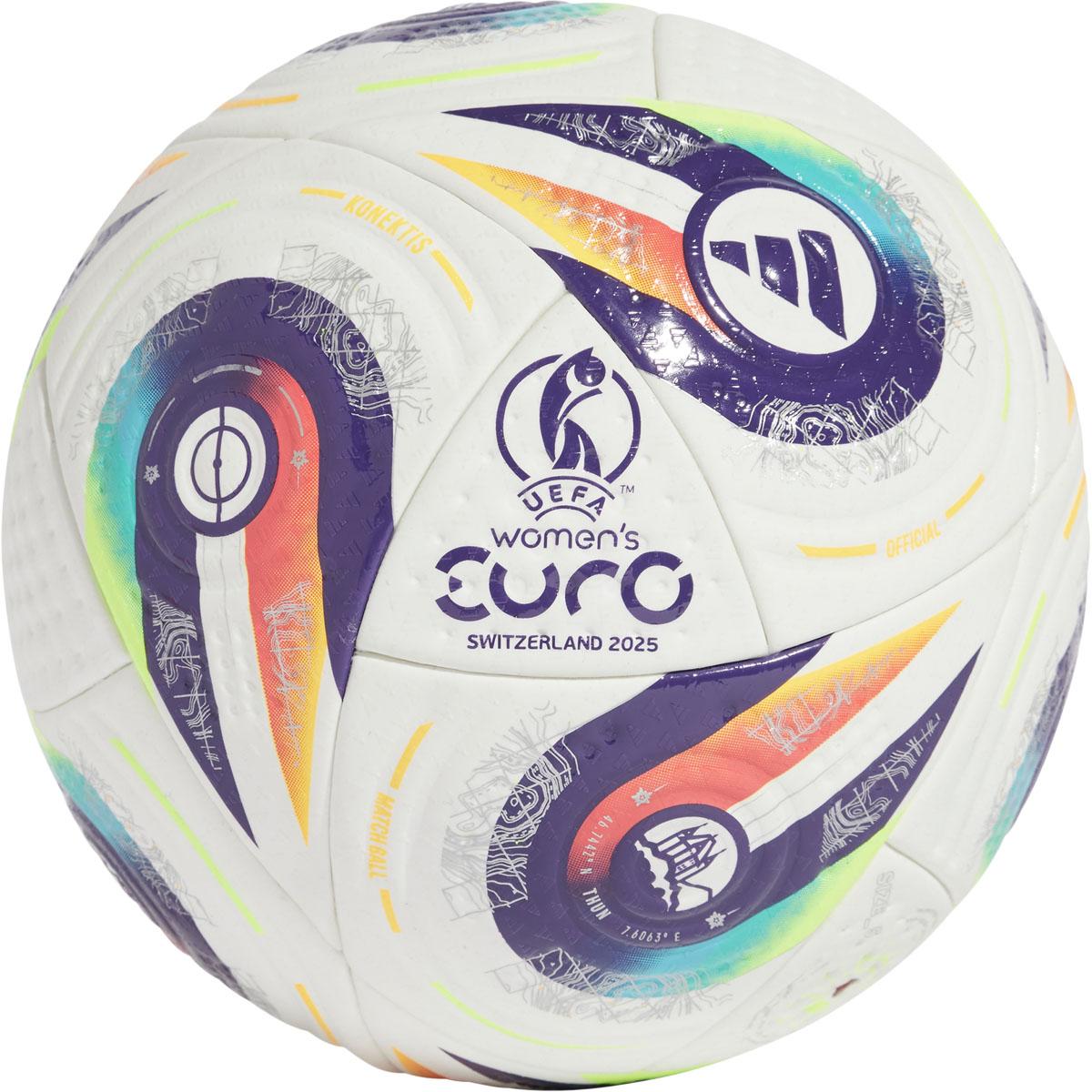adidas Womens Euro25 Pro Fodbold WHITE/PNKFUS/BLILIL/M