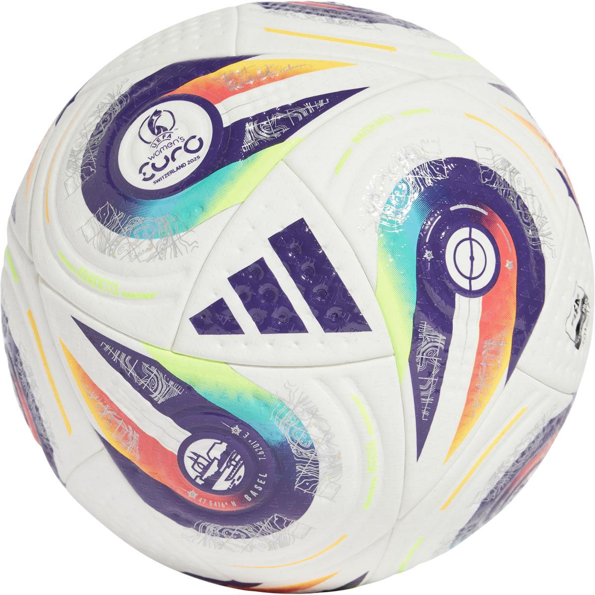 adidas Womens Euro25 Pro Fodbold WHITE/PNKFUS/BLILIL/M