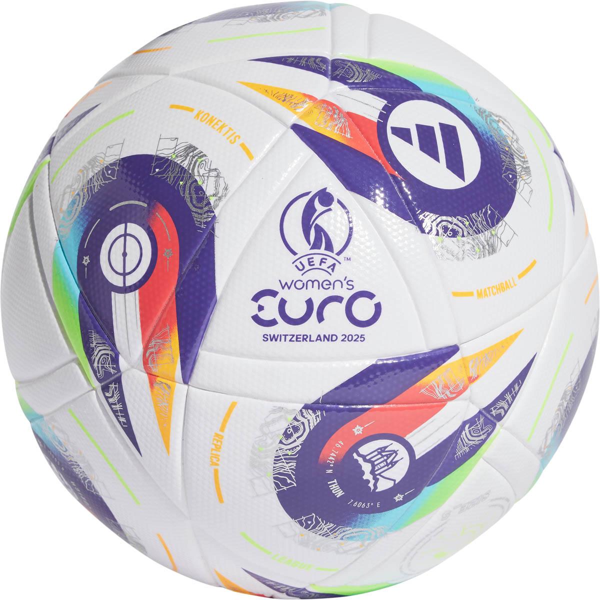 adidas Womens Euro25 League Fodbold WHITE/PNKFUS/BLILIL/M