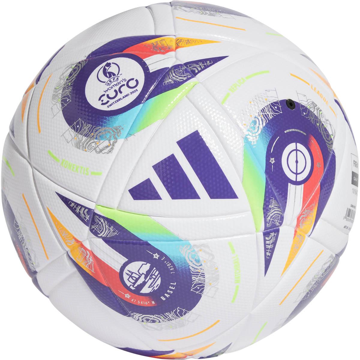 adidas Womens Euro25 League Fodbold WHITE/PNKFUS/BLILIL/M