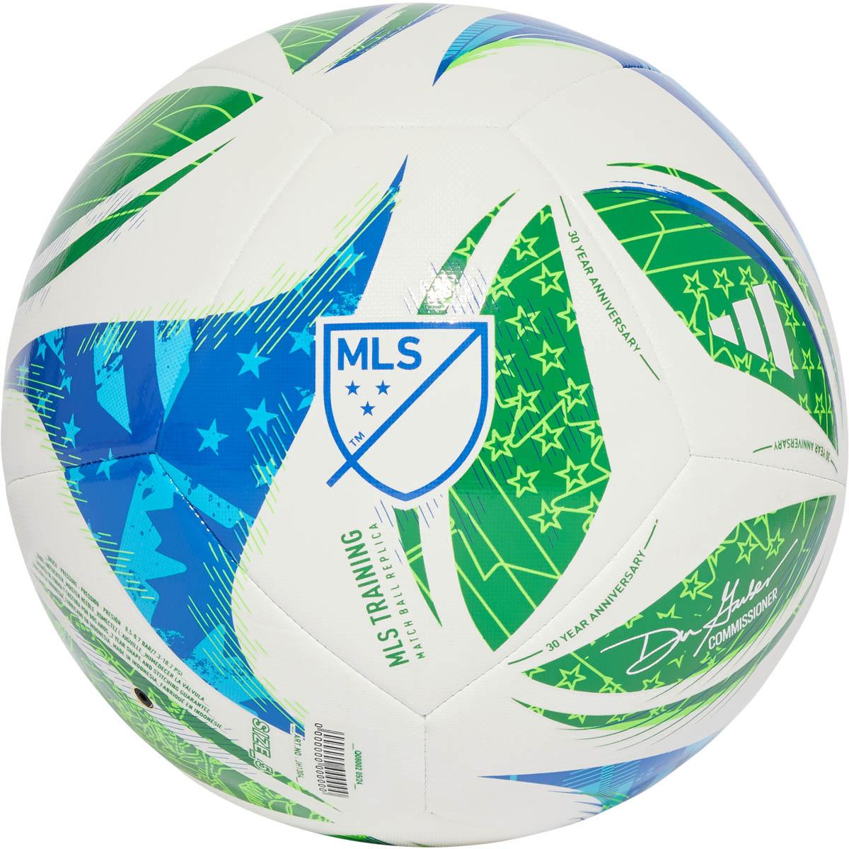 adidas MLS Training Fodbold WHITE/PNKFUS/BLILIL/M