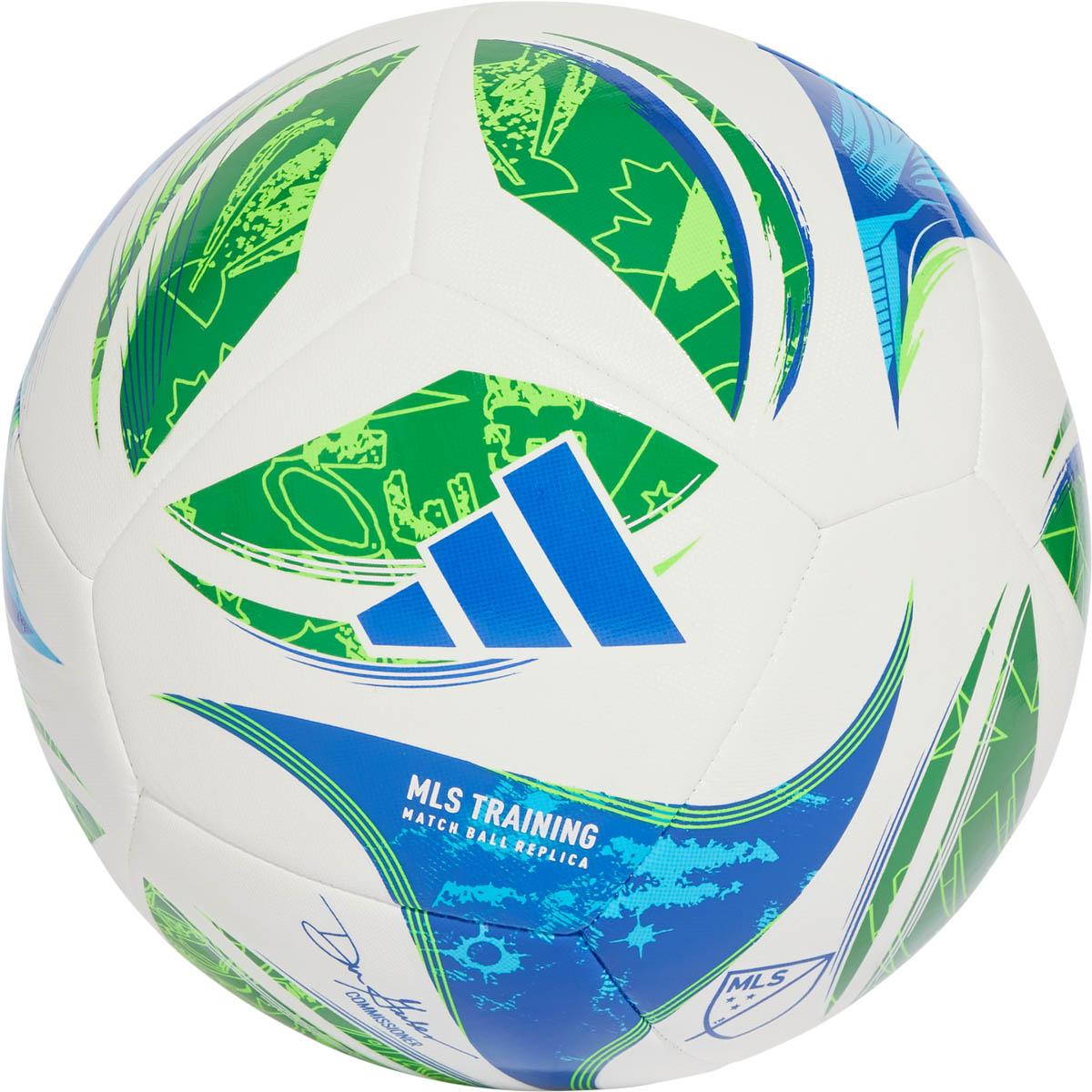adidas MLS Training Fodbold WHITE/PNKFUS/BLILIL/M