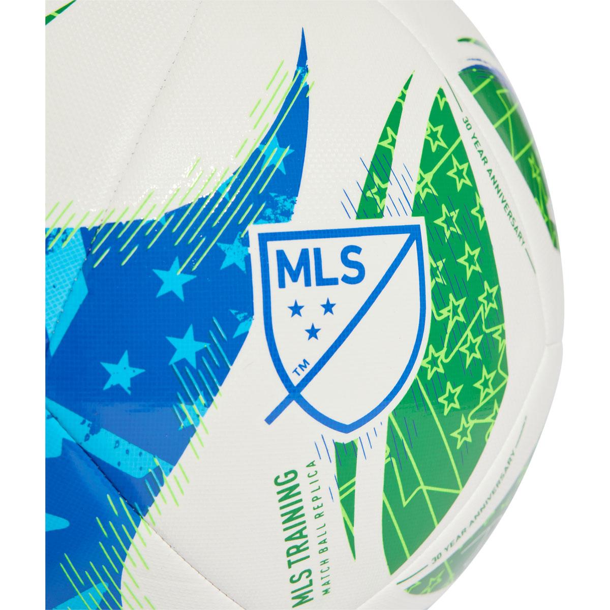 adidas MLS Training Fodbold WHITE/PNKFUS/BLILIL/M