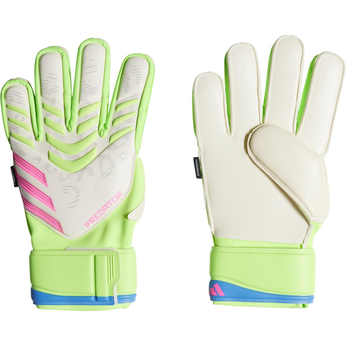 adidas Predator Match Fingersave Målmandshandsker WHITE/PNKFUS/BLILIL/M